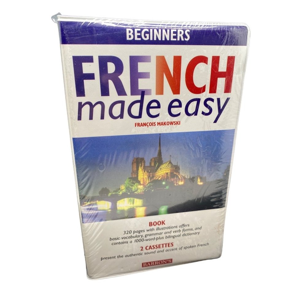 French Made Easy Sealed Cassettes Book Barrons READ
